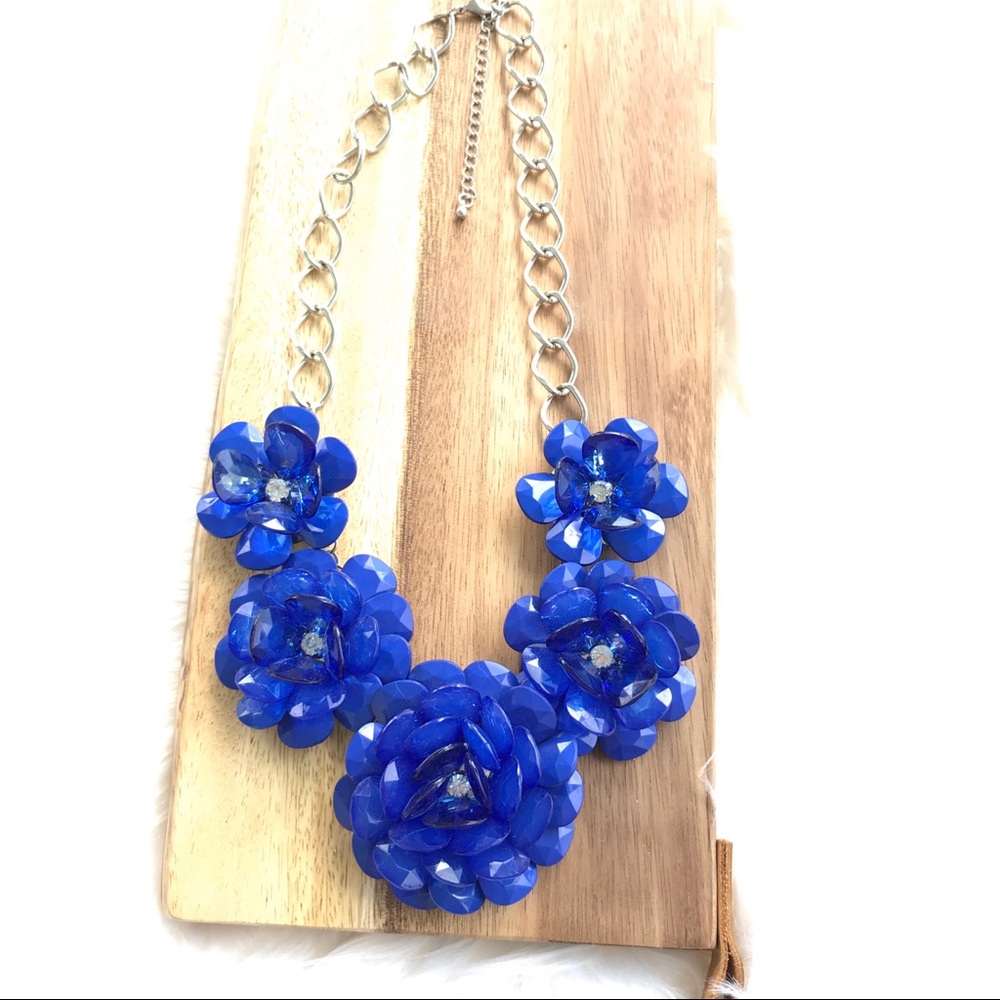 Cobalt Blue Statement Necklace